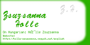 zsuzsanna holle business card